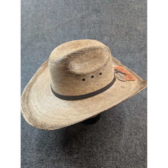 Carlos Hats Sahuayos Hat Cowboy Fitted Mens Straw Western Brown Lot 2 Rodeo - Picture 6 of 16